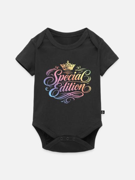 Special Edition Bunt - Baby Premium Kurzarmbody - Schwarz