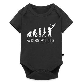 Evolution of Falconry - Baby Premium short-sleeve bodysuit - black - Front