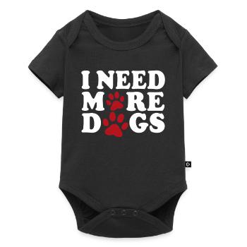 J’ai besoin de plus de chiens Dog Love Paws - Body à manches courtes Premium Bébé - noir - Devant