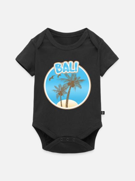 Geschenk für Bali - Baby Premium Kurzarmbody - Schwarz