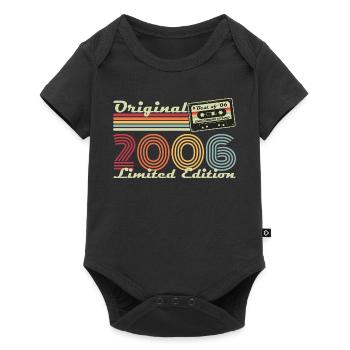 Original 2006 Vintage Vintage Birthday Retro - Baby Premium short-sleeve bodysuit - black - Front