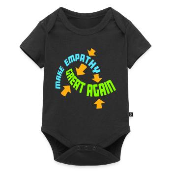 Rendre l’empathie grande à nouveau Déclaration politique Espoir - Body à manches courtes Premium Bébé - noir - Devant