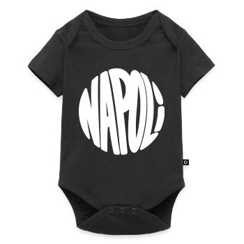 Lettres Naples en cercle - Body à manches courtes Premium Bébé - noir - Devant