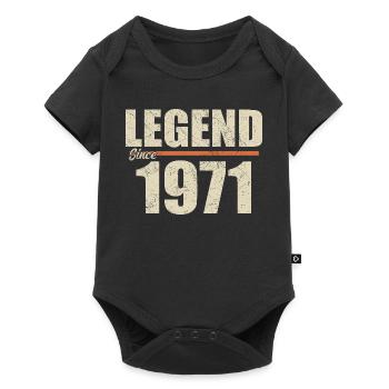 Birthday 1971 | Legend since 1971 - Baby Premium short-sleeve bodysuit - black - Front