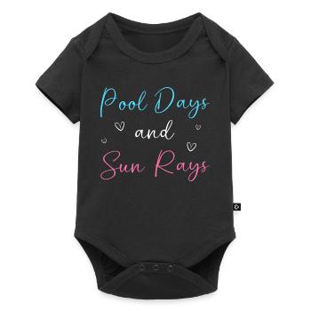 Pool Party - Baby Premium short-sleeve bodysuit - black - Front