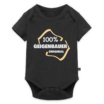 Geschenk für Geigenbauer - Baby Premium Kurzarmbody - Schwarz - Vorne