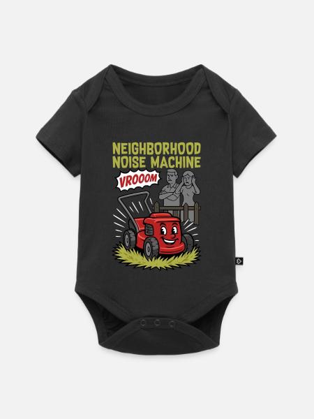 Neighborhood Noise Machine - Baby Premium Kurzarmbody - Schwarz