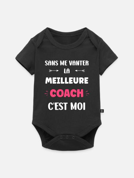 Trainer - Baby Premium Kurzarmbody - Schwarz