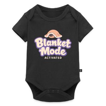 Anime-hausmensch Kuscheliger Weeb - Baby Premium Kurzarmbody - Schwarz - Vorne