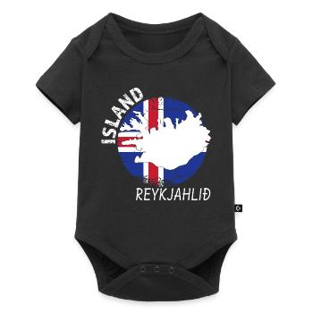 Reykjahlið - Body à manches courtes Premium Bébé - noir - Devant