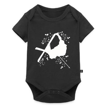 Ski alpin Sports d’hiver Ski nordique - Body à manches courtes Premium Bébé - noir - Devant