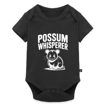 Le Chuchoteur d’Opossum - Body à manches courtes Premium Bébé - noir - Devant