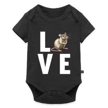 Rat Rat - Baby Premium short-sleeve bodysuit - black - Front