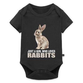 Lapin Lapin - Body à manches courtes Premium Bébé - noir - Devant