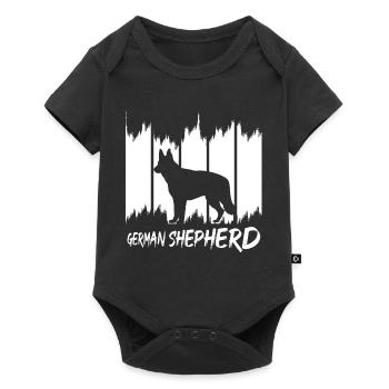 German Shepherd - Baby Premium short-sleeve bodysuit - black - Front