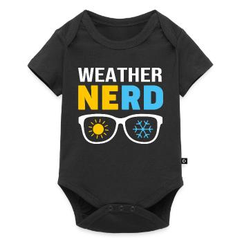 Storm Meteorology Meteorologist Tornado - Baby Premium short-sleeve bodysuit - black - Front