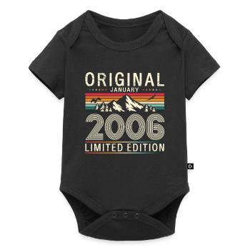 20th Birthday Original January Volume 2006 - Baby Premium short-sleeve bodysuit - black - Front