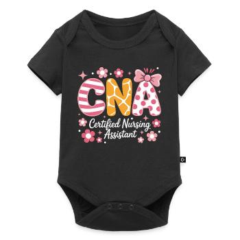 Caregiver Saying Funny Caregiver Gift - Baby Premium short-sleeve bodysuit - black - Front