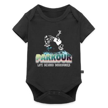 Parkour Life Beyond Boundaries - Baby Premium short-sleeve bodysuit - black - Front