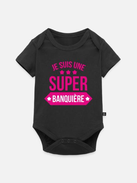 Ich bin ein großartiger Banker - Baby Premium Kurzarmbody - Schwarz