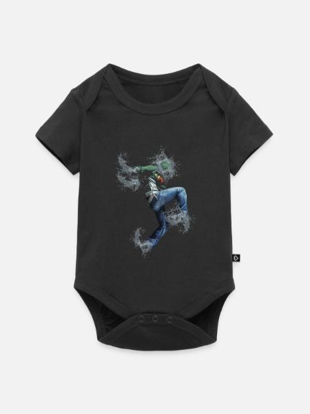 Parkour Boy - Baby Premium Kurzarmbody - Schwarz