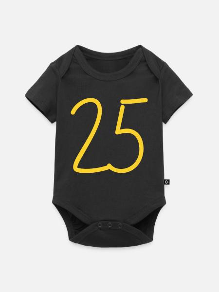 25 - Baby Premium Kurzarmbody - Schwarz