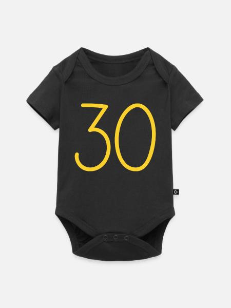 30 - Baby Premium Kurzarmbody - Schwarz