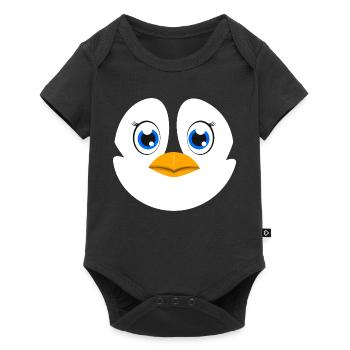 Dabbing Unicorn Hunter Camo Archer Bow Hunter - Baby Premium short-sleeve bodysuit - black - Front