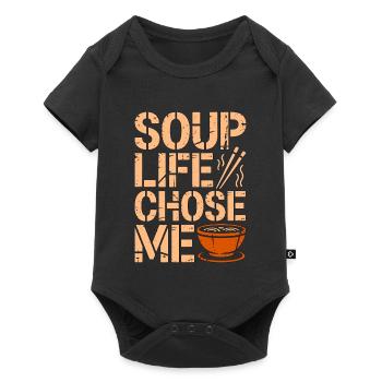 Soupe de ramen : Me Choisi Nouilles, amateur de nourriture - Body à manches courtes Premium Bébé - noir - Devant