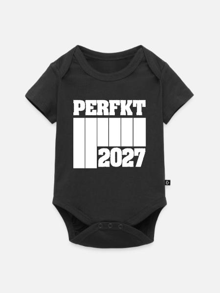 Einzigartig 2027 - Baby Premium Kurzarmbody - Schwarz