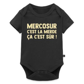 Mercosur Farmer Breeder Agriculture - Baby Premium short-sleeve bodysuit - black - Front