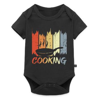 Cuisine vintage - Body à manches courtes Premium Bébé - noir - Devant