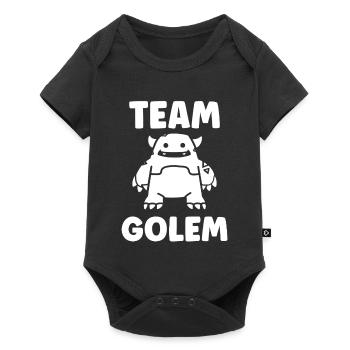 Team golem - Baby Premium short-sleeve bodysuit - black - Front