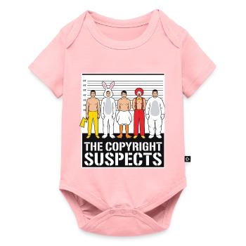 the copyright suspects - Baby Premium short-sleeve bodysuit - rose - Front
