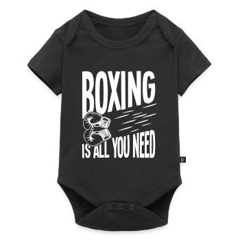 Boxing is all you need - Baby Premium short-sleeve bodysuit - black - Front