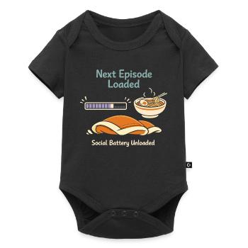 Anime introvert Weeb couch potato - Baby Premium short-sleeve bodysuit - black - Front
