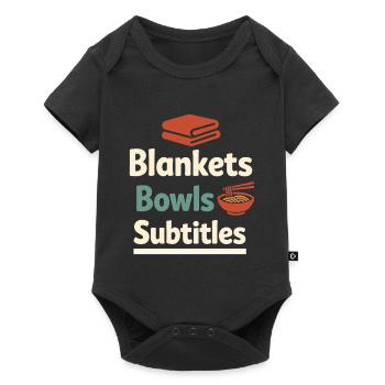 Anime introvert Weeb couch potato - Baby Premium short-sleeve bodysuit - black - Front