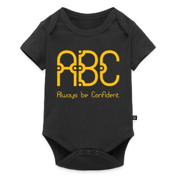 ABC - Toujours être confiant - Body à manches courtes Premium Bébé - noir - Devant