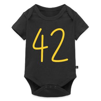 42 - Baby Premium short-sleeve bodysuit - black - Front