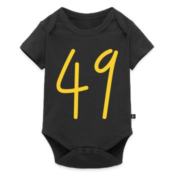 49 - Baby Premium short-sleeve bodysuit - black - Front