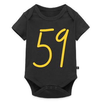 59 - Baby Premium short-sleeve bodysuit - black - Front