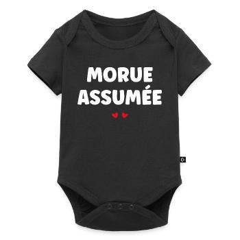 Cod assumed - Baby Premium short-sleeve bodysuit - black - Front