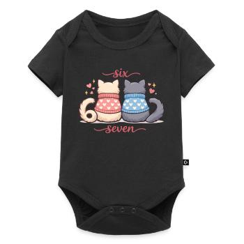 Cat Valentine 67 Six Seven Meme Gift Cute - Baby Premium short-sleeve bodysuit - black - Front