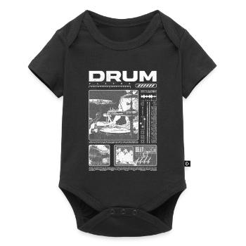 Batteur rock Drumplayer Streetwear - Body à manches courtes Premium Bébé - noir - Devant