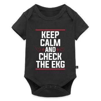 Cardiac Tech Keep Calm And Check The Cath Lab - Baby Premium short-sleeve bodysuit - black - Front