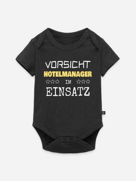 Berufung Hotelmanager - Baby Premium Kurzarmbody - Schwarz