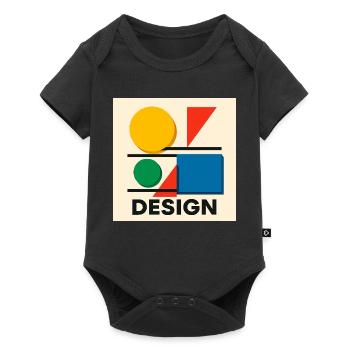 Geometry Bauhaus Colorful Composition - Baby Premium short-sleeve bodysuit - black - Front