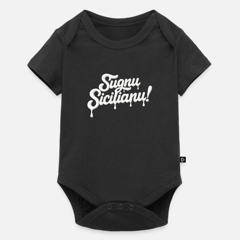 Sugnu sicilianu - Body à manches courtes Premium Bébé - noir