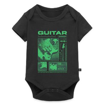 Guitariste Guitariste Rock Musicien streetwear - Body à manches courtes Premium Bébé - noir - Devant