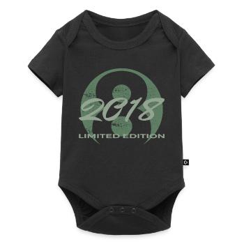 8th Birthday 2018 Boys and Girls Gift - Baby Premium short-sleeve bodysuit - black - Front